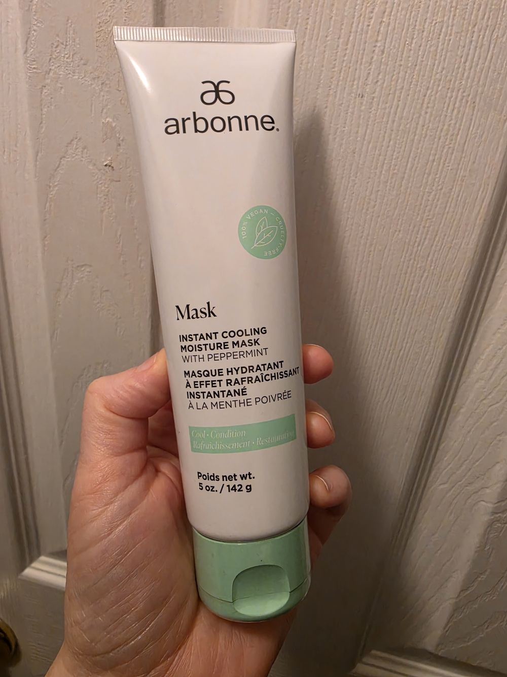 0Arbonne Instant Cooling Moisture Mask – Peppermint